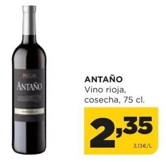 Alimerka Antaño Vino rioja, cosecha 75 cl oferta