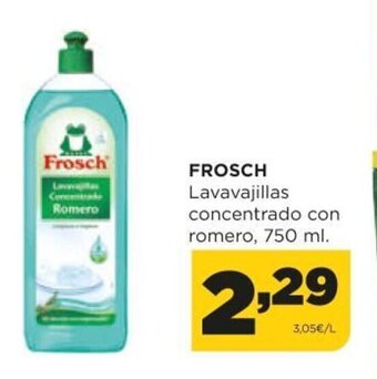 Alimerka Frosch Lavavajillas concentrado con romero, 750 ml. oferta