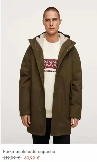 MANGO Parka acolchada capucha oferta