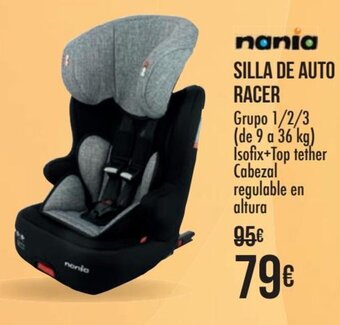 Carrefour Nania Silla De Auto Racer oferta