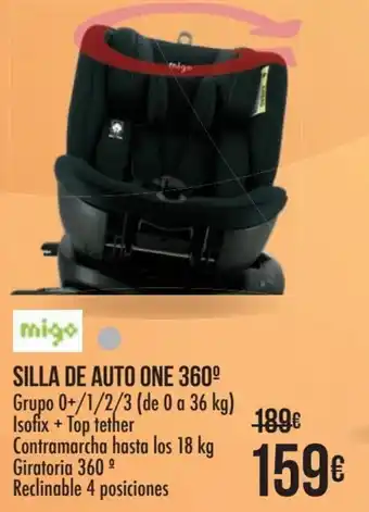 Carrefour Migo Silla De Auto One 360° oferta