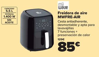 Carrefour Mywave freidora de aire mwfre-air oferta