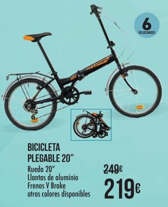 Carrefour Bicicleta Plegable 20" oferta
