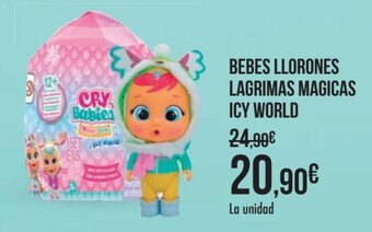Carrefour Bebes LLorones Lagrimas Magicas Icy World oferta