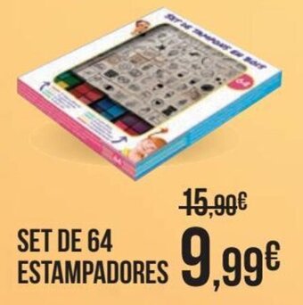 Carrefour Set De 64 Estampadores oferta