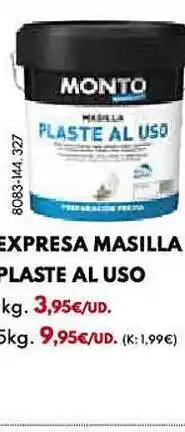 BricoCentro Expresa Masilla Plaste Al Uso oferta