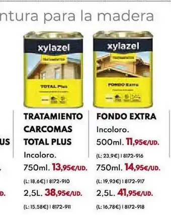 BricoCentro Tratamiento Carcomas Total Plus Fondo Extra oferta
