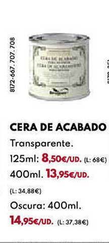 BricoCentro Cera De Acabado oferta