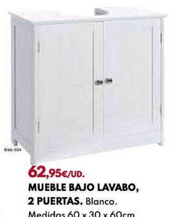 BricoCentro Mueble Bajo Lavabo 2 Puertas oferta