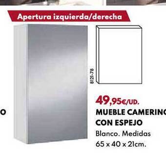 BricoCentro Mueble Camerino Con Espejo oferta