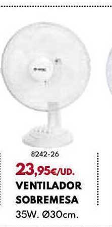 BricoCentro Ventilador Sobremesa oferta