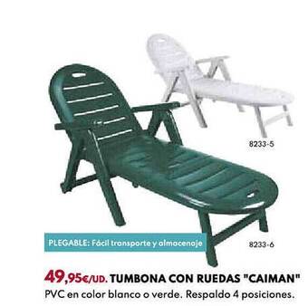 BricoCentro Tumbona Con Ruedas oferta