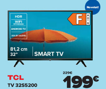 Carrefour TCL TV32S5200 Smart TV 81,2 cm 32" oferta