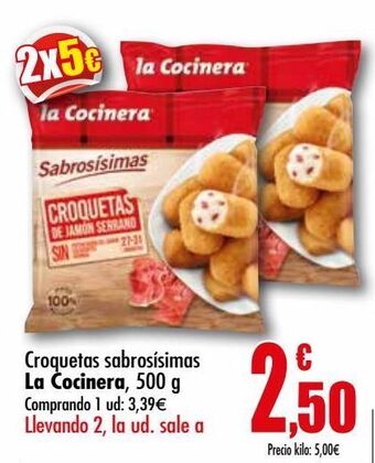 Unide Supermercados Croquetas sabrosísimas la cocinera oferta