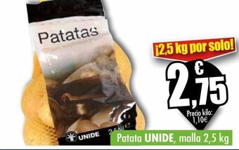 Unide Supermercados Patata unide, malla oferta