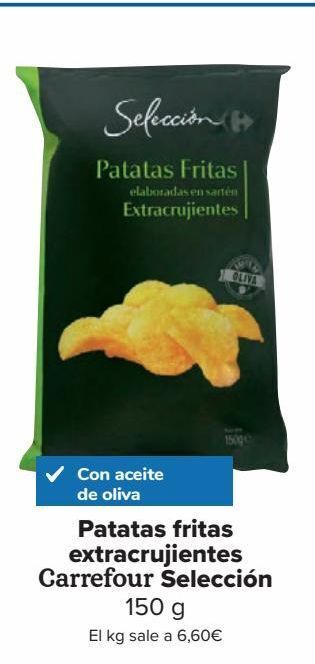 Carrefour Patatas fritas extracrujientes carrefour selección oferta