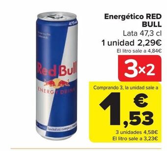 Carrefour Energético red bull oferta
