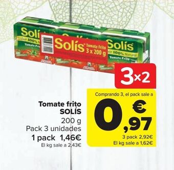 Carrefour Tomate frito solís oferta