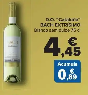 Carrefour D.o "cataluña" bach extrísimo oferta