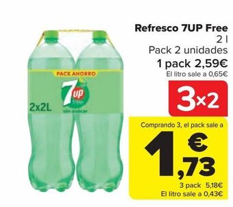 Carrefour Refresco 7up free oferta