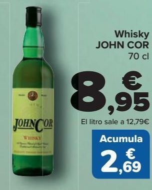 Carrefour Whisky john cor oferta