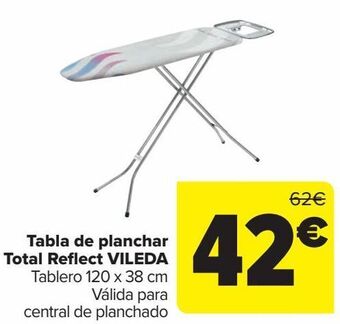 Carrefour Tabla de planchar total reflect vileda oferta