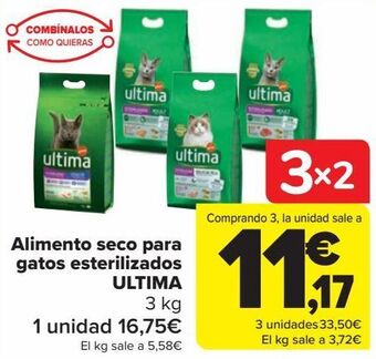 Carrefour Alimento seco para gatos esterilizados ultima oferta