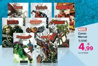 Carrefour Cómic marvel oferta