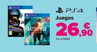 Carrefour Ps4 juegos oferta