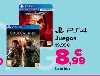 Carrefour Ps4 juegos oferta