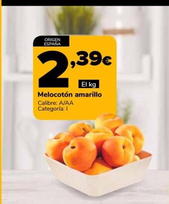 Supeco Melocotón amarillo oferta