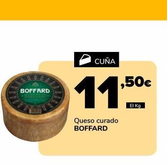 Supeco Queso curado boffard oferta