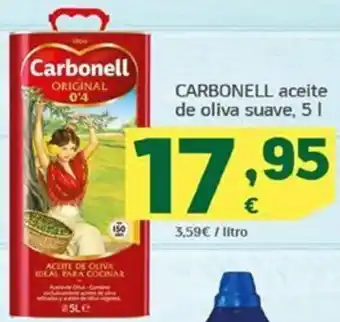 HiperDino Aceite de oliva suave carbonell 5 l oferta