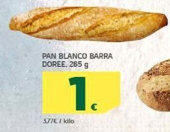 HiperDino Pan blanco barra doree, 265 g oferta