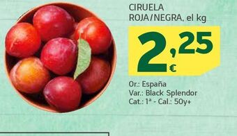 HiperDino Ciruela roja/negra oferta