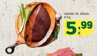 HiperDino Hígado de añojo, el kg oferta
