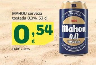 HiperDino Cerveza mahou oferta