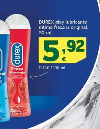 HiperDino Lubricante durex oferta