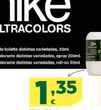 HiperDino Desodorante roll on oferta
