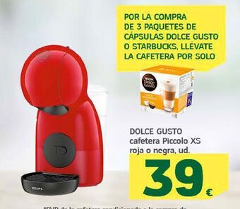 HiperDino Cafetera de cápsulas dolce gusto oferta
