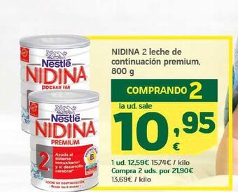 HiperDino Leche de continuación nidina oferta