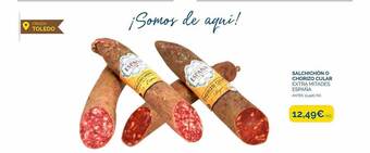 Supermercados La Despensa Salchichón O Chorizo Cular Extra Mitades España oferta
