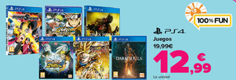 Carrefour PS4. Juegos oferta