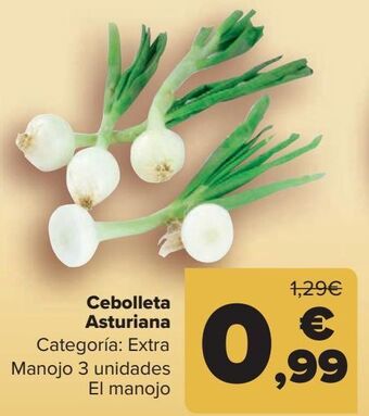 Carrefour Cebolleta asturiana oferta