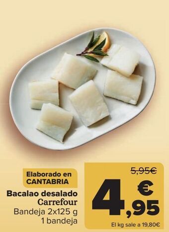 Carrefour Bacalao desalado carrefour oferta