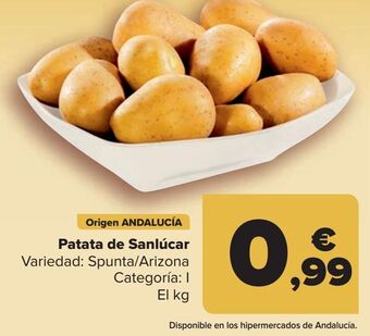 Carrefour Patata de sanlúcar oferta