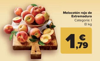 Carrefour Melocotón rojo de extremadura oferta