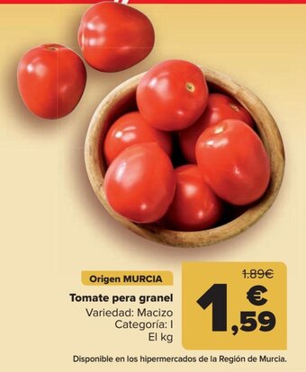 Carrefour Tomate pera granel oferta