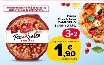 Carrefour Market Pizzas pizza & salsa campofrío oferta