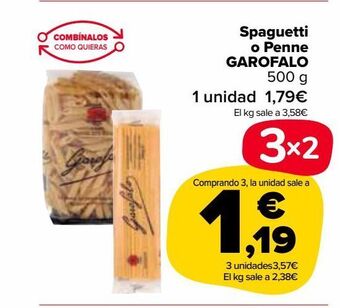 Carrefour Market Spaguetti o penne garofalo 500 g oferta